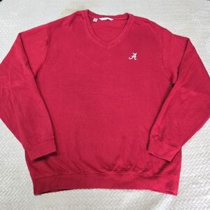 Cutter & Buck Red Men's XL Alabama Crimson Tide Football Sweater NCAA